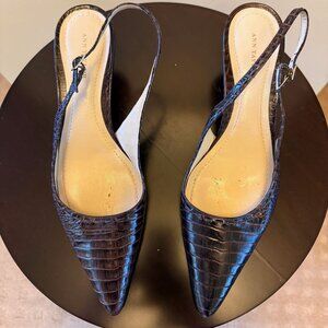 Ann Taylor Snake Skin Heel, 9M